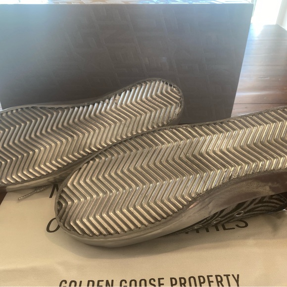 Golden Goose Superstar double quarter zebra & denim. Size 40 - Picture 6 of 7